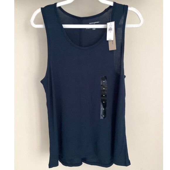Banana Republic Tops - Banana Republic - Navy Tank Top - Brand New!